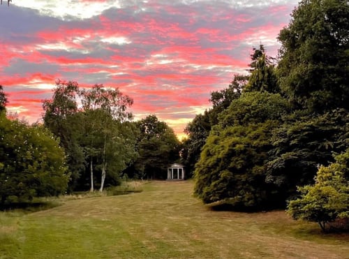 One of the regular remarkable sunsets provided by the renowned big skies of North Essex